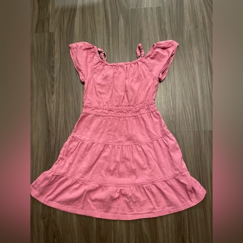Old Navy Pink Puff Sleeve Sundress size XL - Picture 2 of 4